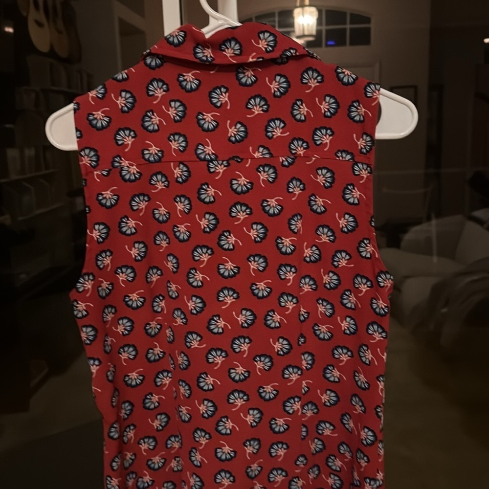 Bebop Vintage Inspired Short Sleeve Button Down Dress Size Medium EUC Spring - Picture 6 of 6
